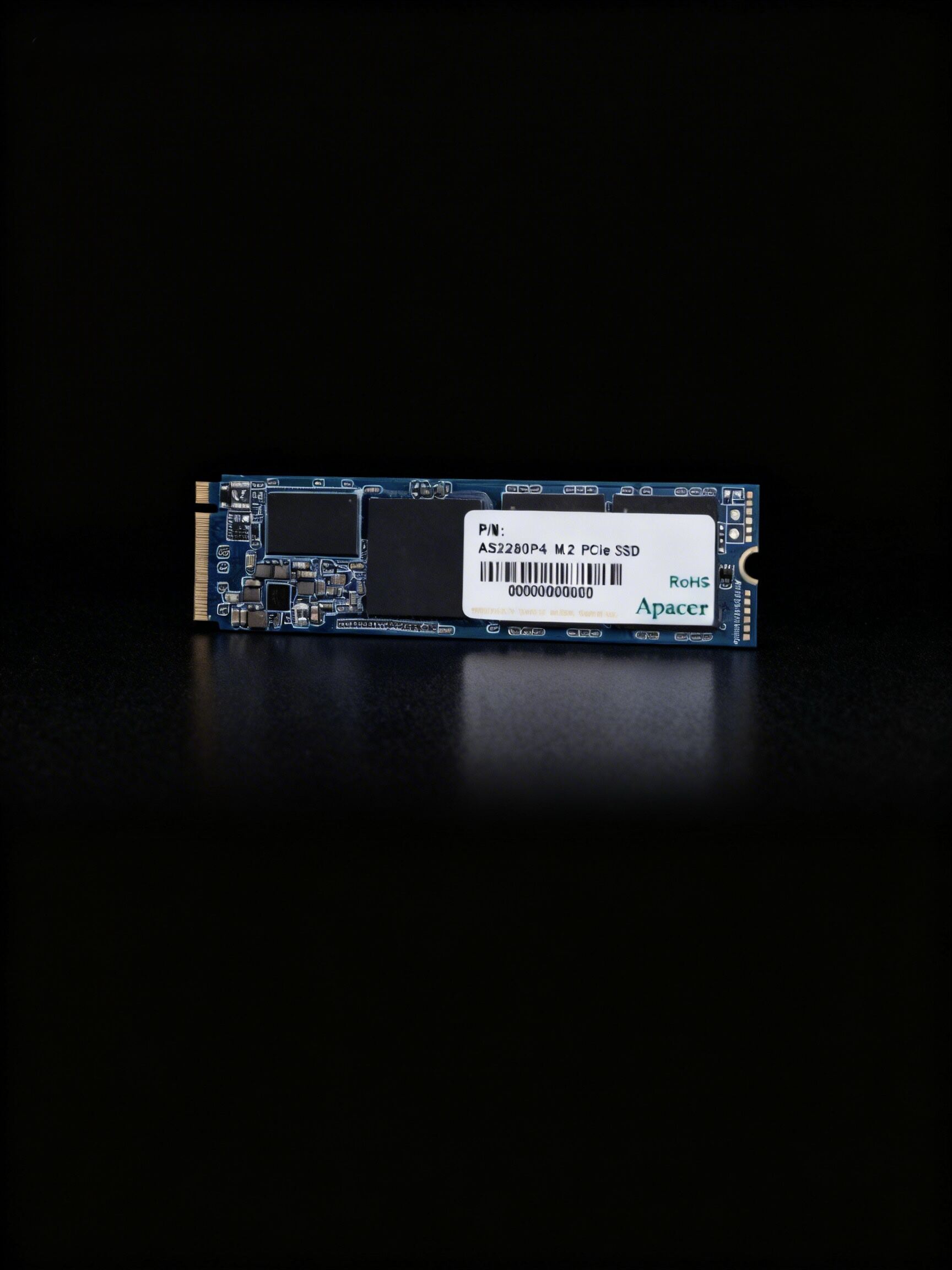 512Gb SSD Apacer AS2280P4 AP512GAS2280P4-1, (2100/1500), NVMe M.2