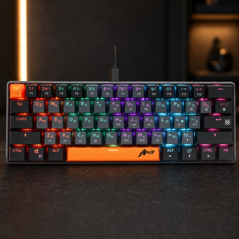 Defender APEX GK-002, серый 45002