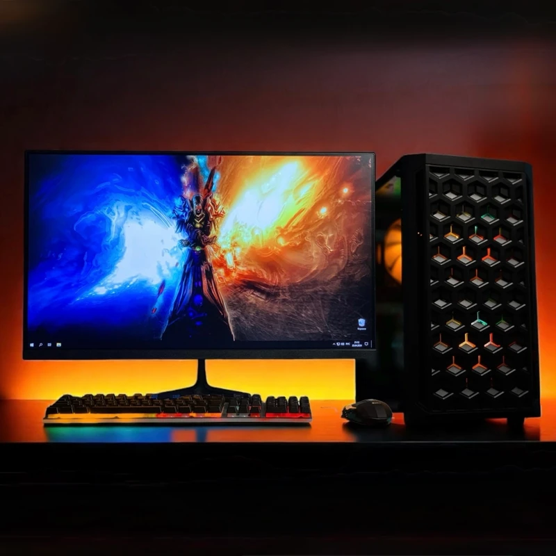 ПК с монитором 24 дюйма - Ryzen 5-3600/16GB/500GB/3050 6GB