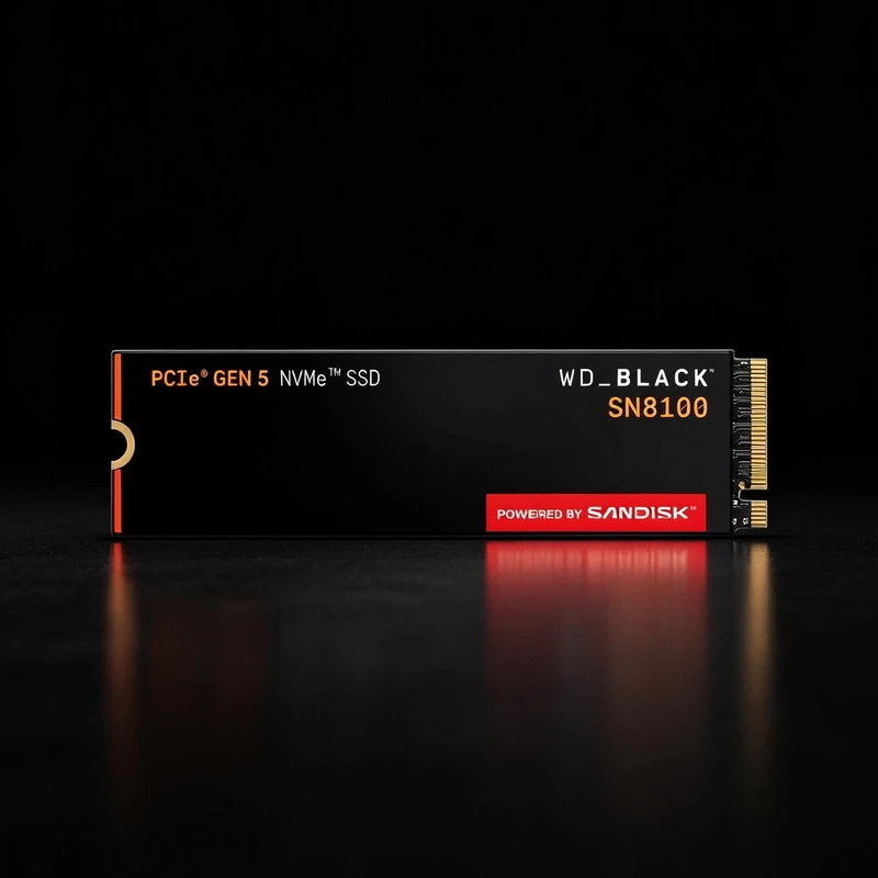 4Tb SSD WD Black SN8100 WDS400T1X0M, (7300/6600), NVMe M.2